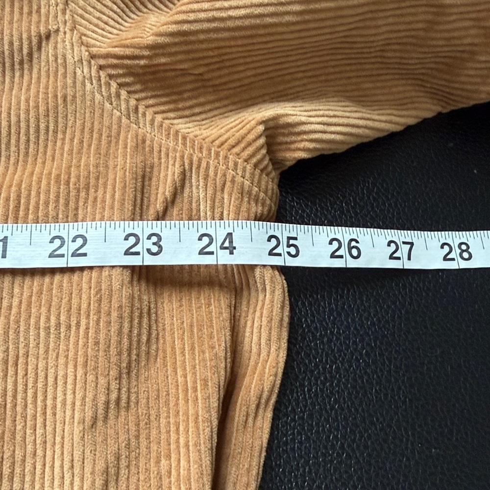 AYR The Deep End Corduroy Button Up Shirt Chipwich Tan Womens Camel Sz XL - Picture 13 of 14
